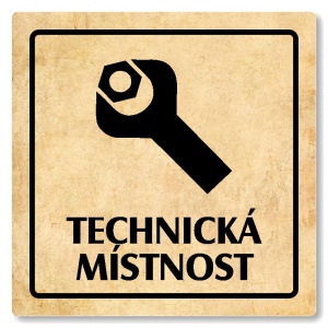 Technická místnost, 118x118mm, pergamen, Arizona